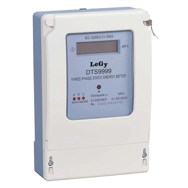 तीन चरणको इलेक्ट्रोनिक kWh ऊर्जा मिटर